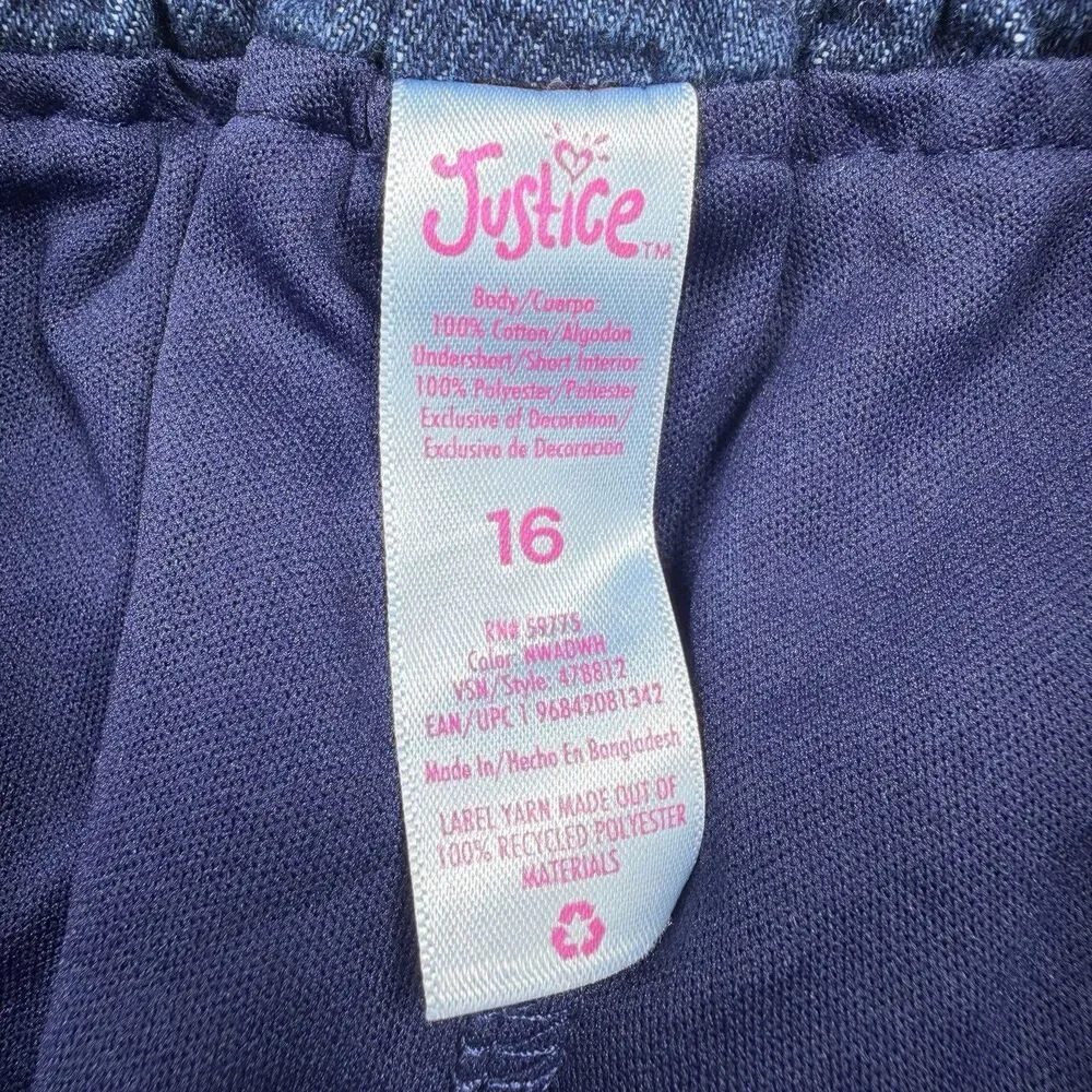 Justice girls denim